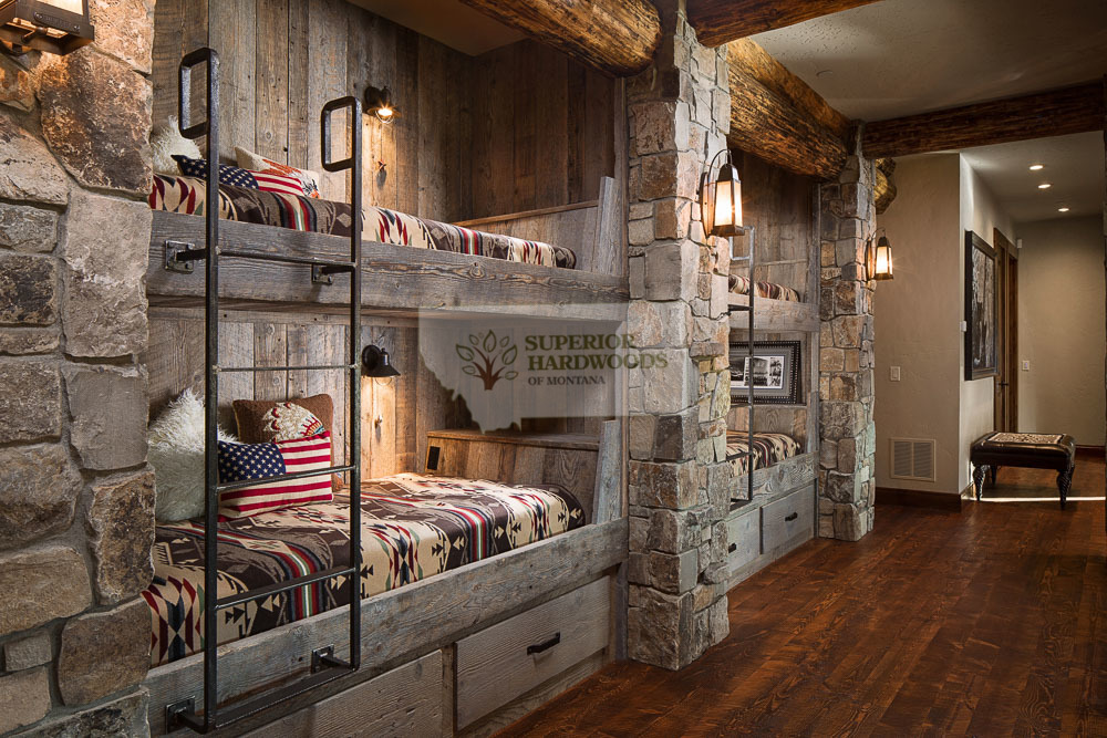 Reclaimed Corral Board Bunk Beds