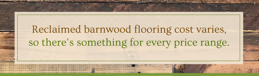 Reclaimed Barnwood Flooring Prices for Every Budget