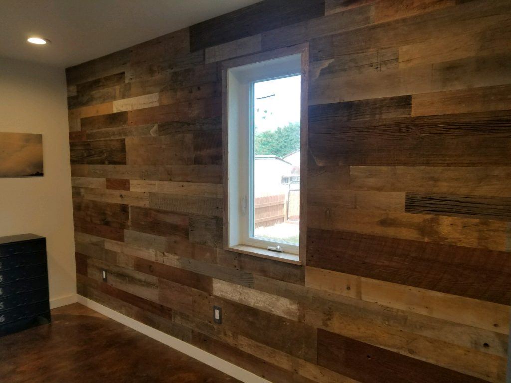 Reclaimed Wood Paneling Rustic, Hardwood Floors With Wood Paneled Walls