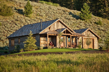 Rustic Reclaimed Wood Cabin - Superior Hardwoods of Montana