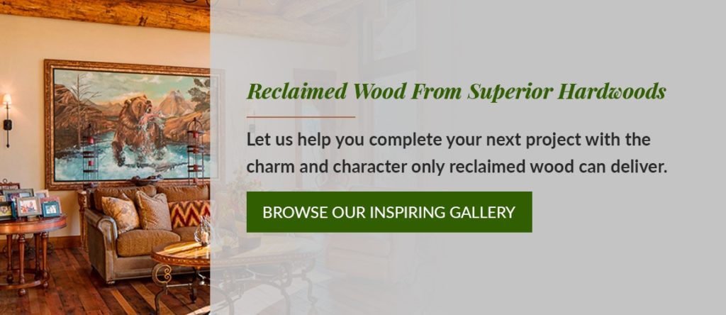 reclaimed wood from superior hardwoods
