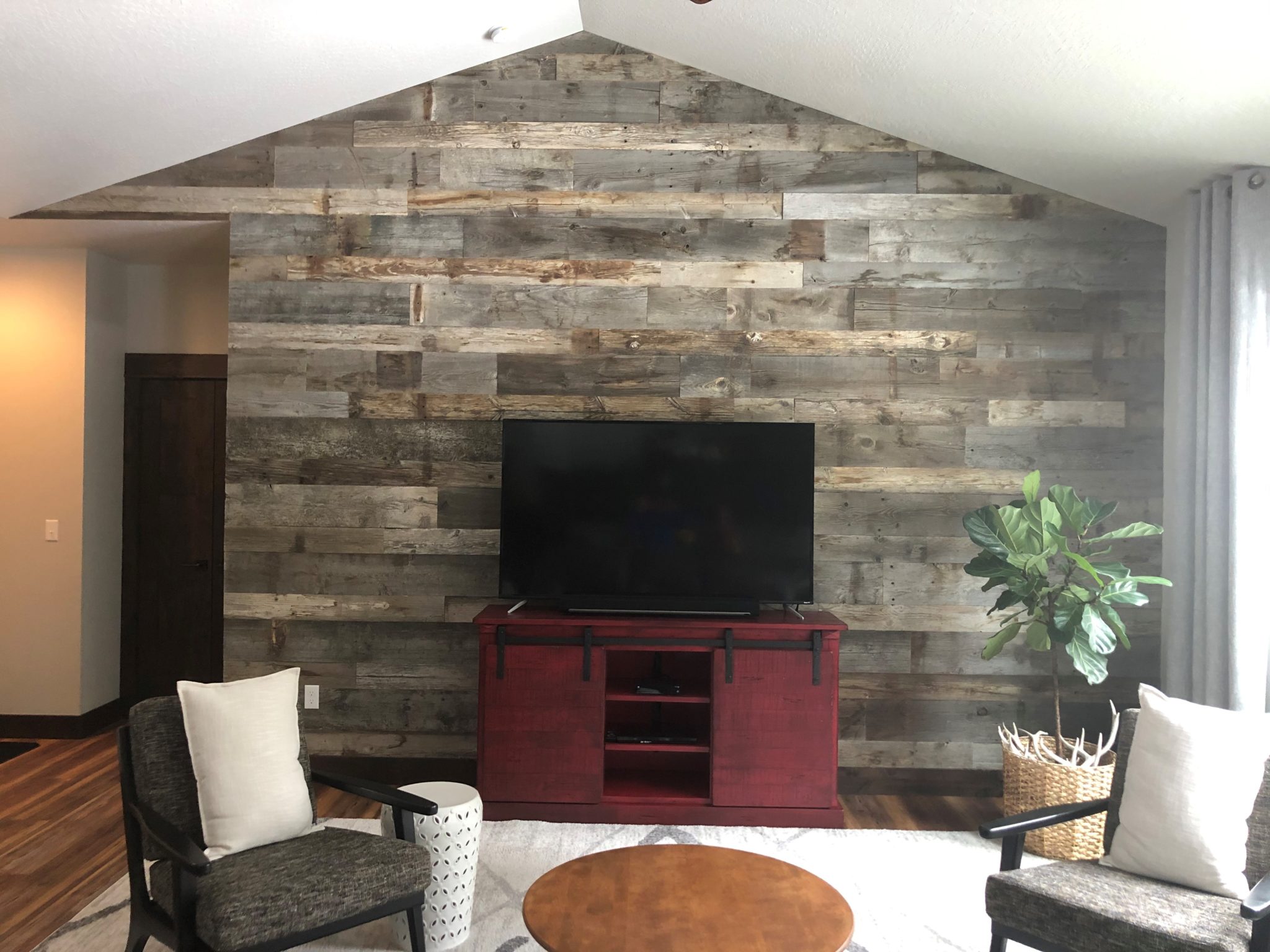 reclaimed paneling in house