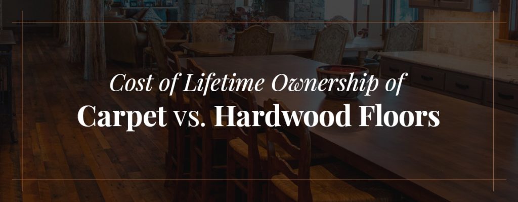 cost of hardwood vs carpet
