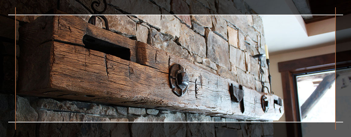 Hand-Hewn Mantels