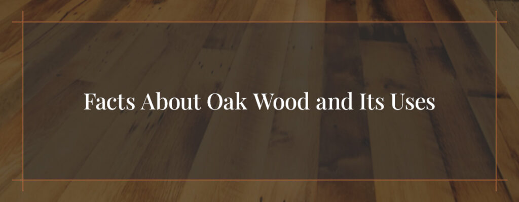 Oak wood facts and yses