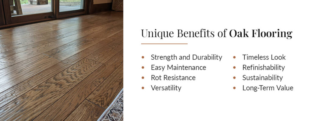 Unique benefits of oak flooring