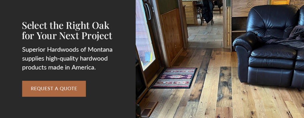 Select the right oak for your next project